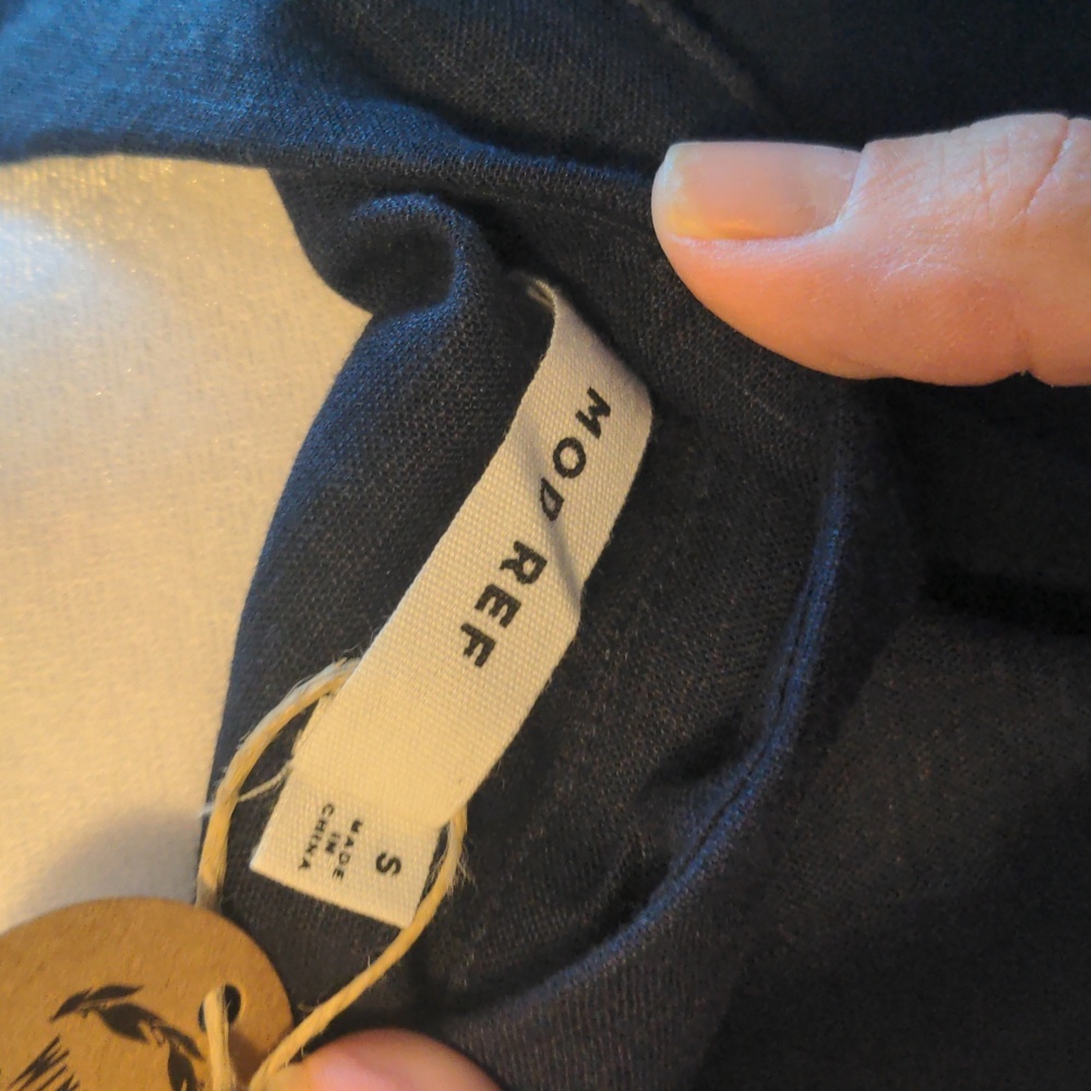Mod Ref Linen Blend Boxy Button Up - Picture 6 of 8